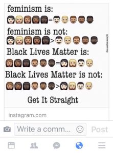 Feminism infographic from Instagram